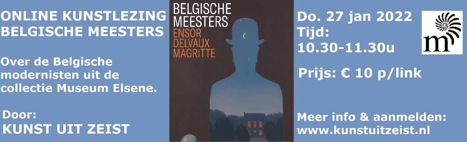 Online Kunstlezing Belgische Meesters