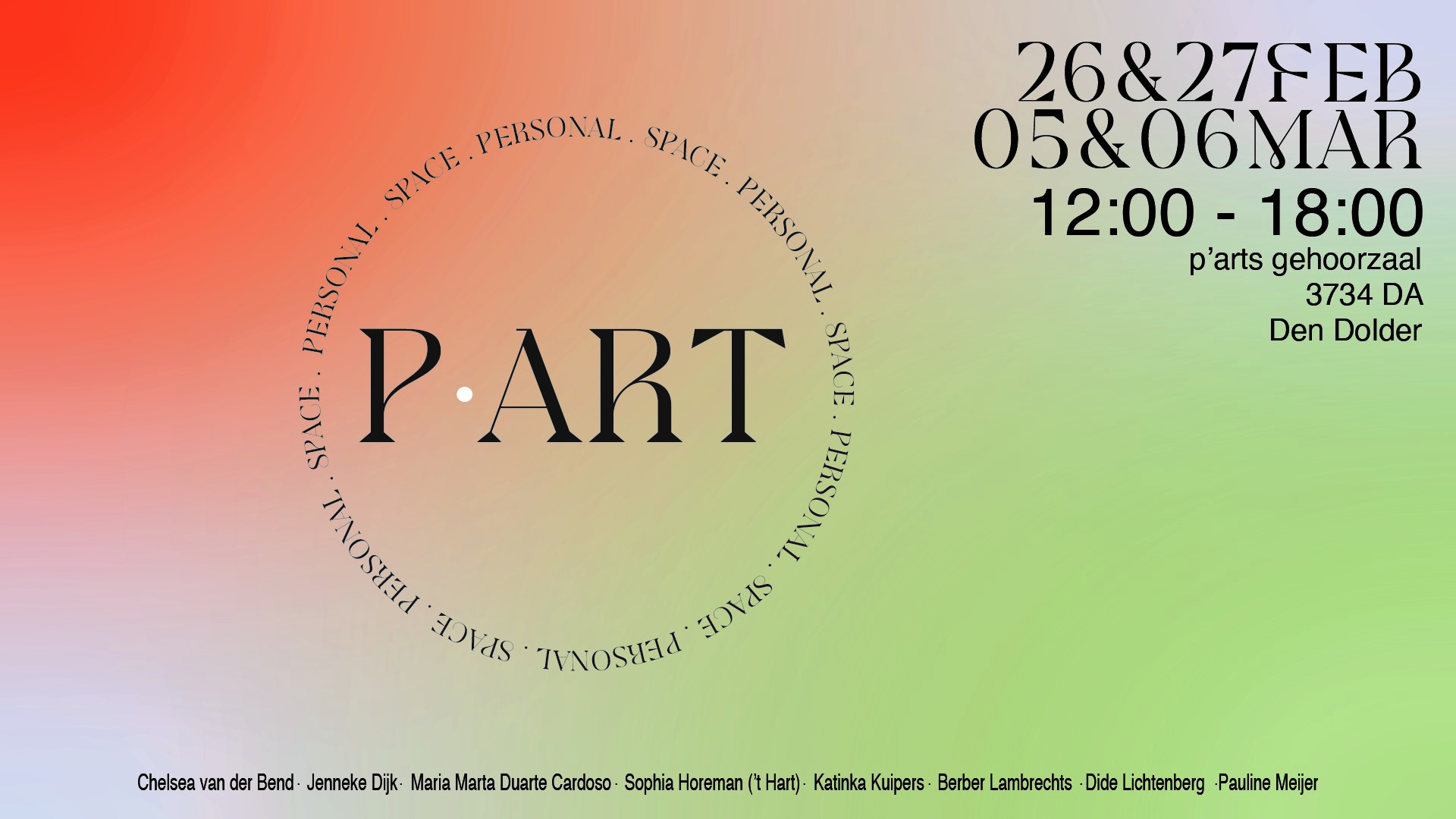 P•ART Expo (26/27 februari en 5/6 maart)