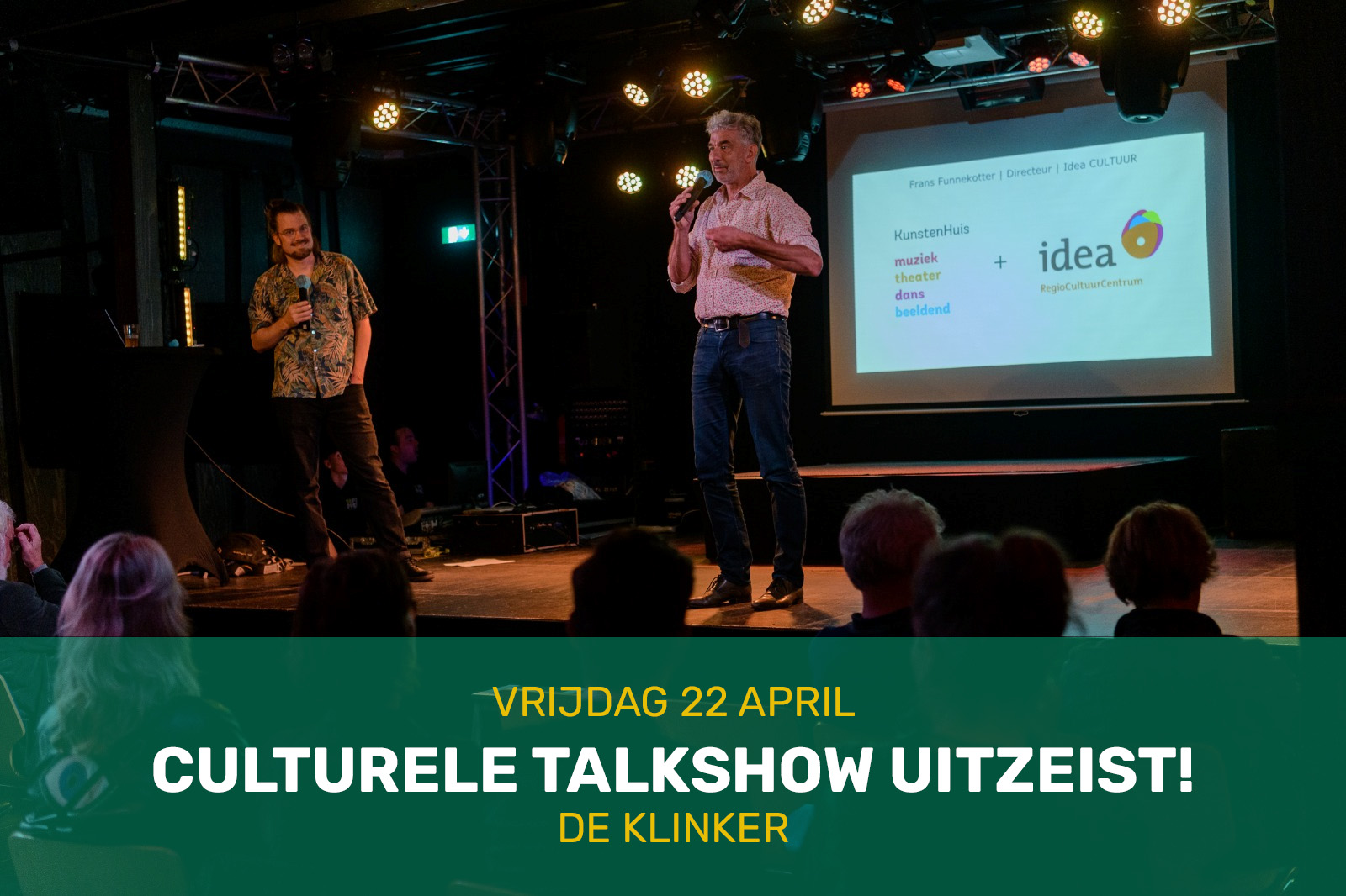 UITNODIGING: Cultureel Café / Culturele Talkshow UITZeist!